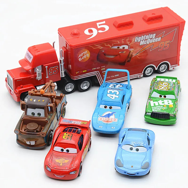 39 Style Disney Pixar Cars 2 3 Lightning McQueen Jackson Storm The King Diecast Metal Car Model Toy For Boy birthday Gift