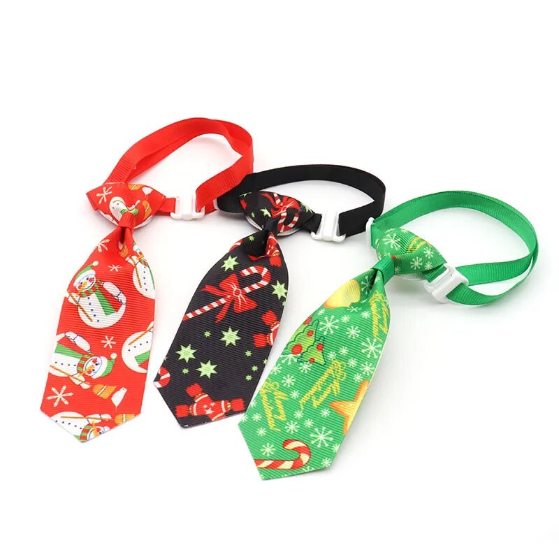 Pet Christmas Pet Bow Tie Pet Supplies Cat and Dog Bow Tie Pet Accessories Bow Tie Collar for Dogs Dog Accessories for Small Dog
