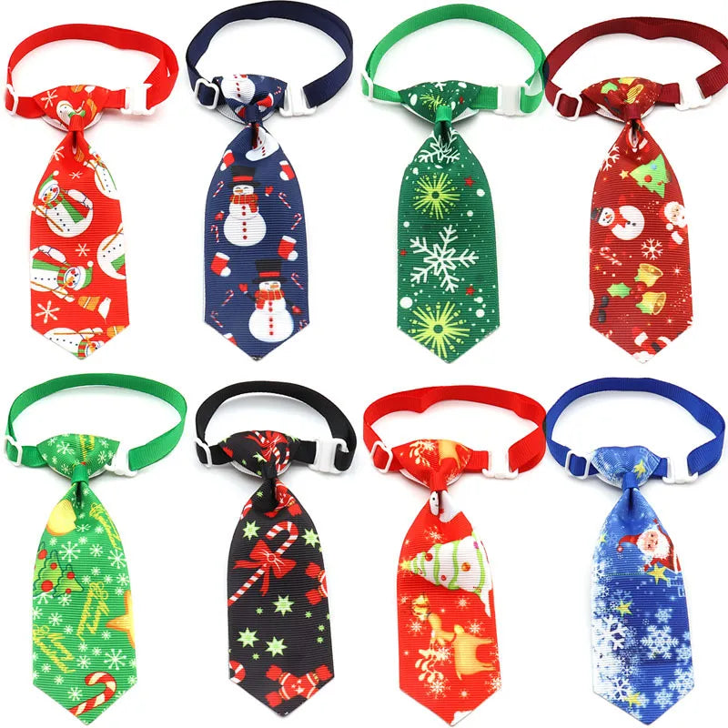 Pet Christmas Pet Bow Tie Pet Supplies Cat and Dog Bow Tie Pet Accessories Bow Tie Collar for Dogs Dog Accessories for Small Dog