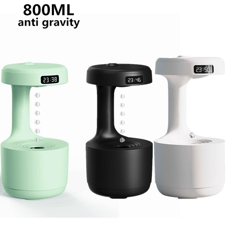 Innovative antigravity humidifier adding comfort to any indoor space